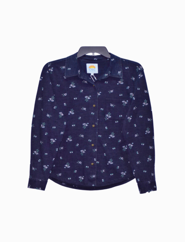 BabyTerry Burn-wash Shacket