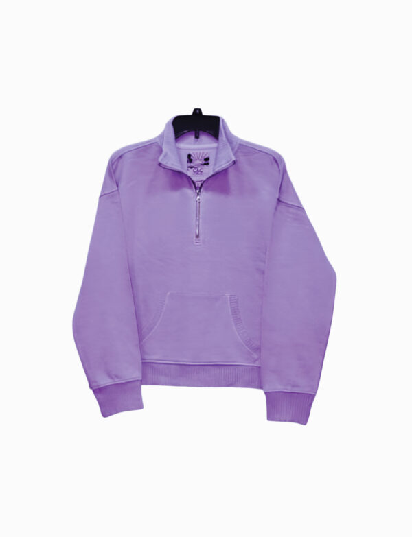 Jersey Burnout Print Hoodie